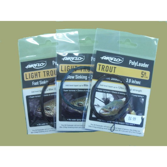 Poly Leader Airflo, fly fishing Troutflies UK